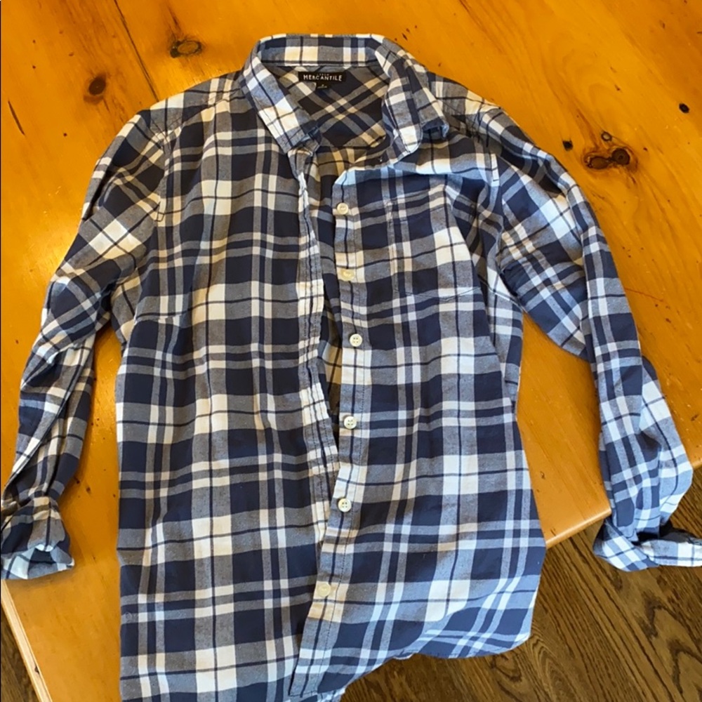 Jcrew Metcantile soft plaid button down shirt